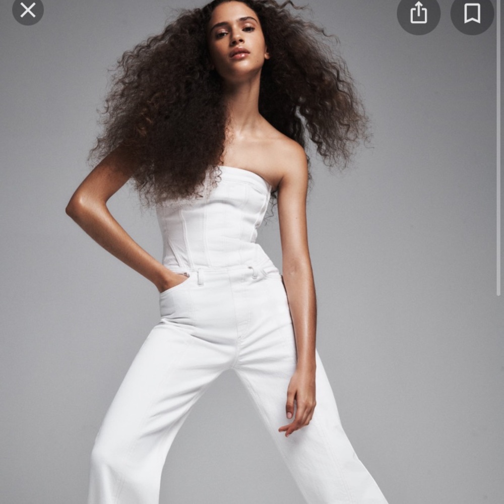 White Zara jumper